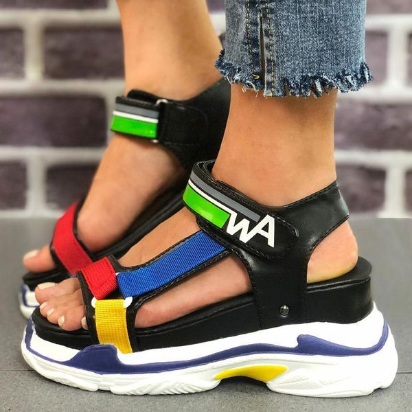 sandals ribetrini casual flat platform shoes ins summer mixed-color women 2021 high wedges beach sandals1, Black
sandals ribetrini casual flat platform shoes ins summer mixed-color women 2021 high wedges beach sandals1, Black