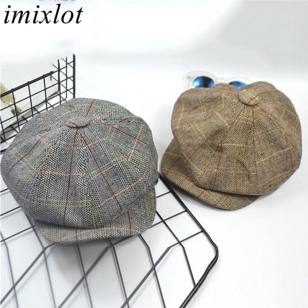 imixlot 2020 elegant retro cotton hats plaid fashion octagonal casual berets women men new simple cap headwear, Blue;gray
imixlot 2020 elegant retro cotton hats plaid fashion octagonal casual berets women men new simple cap headwear, Blue;gray
