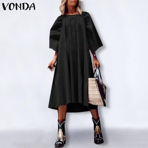 autumn pleated dress 2020 vonda women casual solid beach sundress femme ladies party robe s-5xl bohemian vestidos oversized1, Black;gray
autumn pleated dress 2020 vonda women casual solid beach sundress femme ladies party robe s-5xl bohemian vestidos oversized1, Black;gray