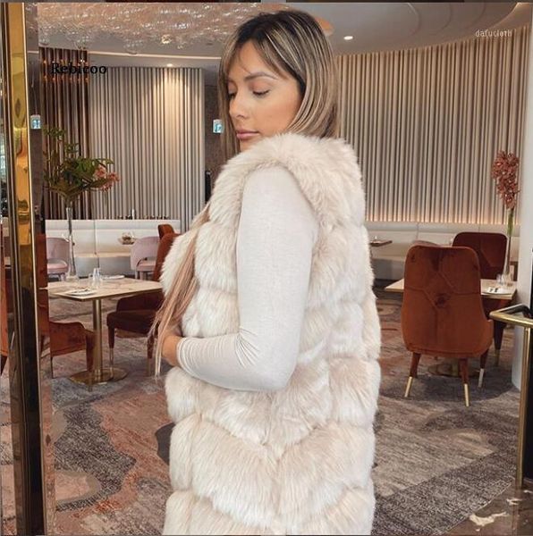 faux sliver fur vest women winter fashion medium long artifical fur vests woman warm fake coats female ladies1, Black
faux sliver fur vest women winter fashion medium long artifical fur vests woman warm fake coats female ladies1, Black