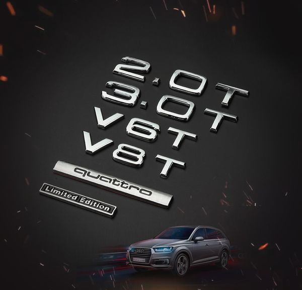 audi logo a4a6q3q5q7a8l four-wheel drive wv6tv8t car stick rear logo w12 side label body stick
audi logo a4a6q3q5q7a8l four-wheel drive wv6tv8t car stick rear logo w12 side label body stick