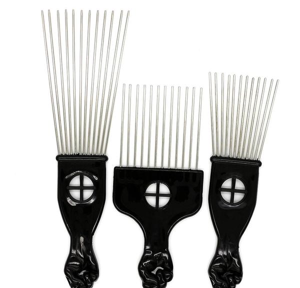 steel comb stianless brush black fist hair afro metal fist wide afro plast teeth handle with pick sqcsd bdehair, Silver
steel comb stianless brush black fist hair afro metal fist wide afro plast teeth handle with pick sqcsd bdehair, Silver