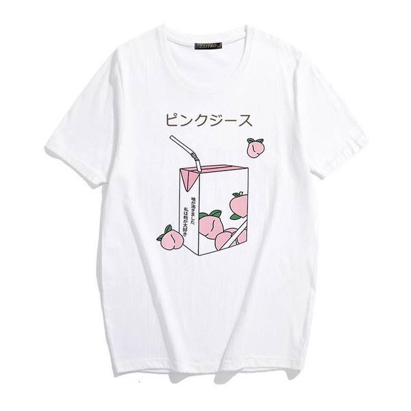 japan cartoon sweet girls tees peach juice aesthetic t-shirt women harajuku cute kawaii pink summer casual vintage tumblr, White
japan cartoon sweet girls tees peach juice aesthetic t-shirt women harajuku cute kawaii pink summer casual vintage tumblr, White