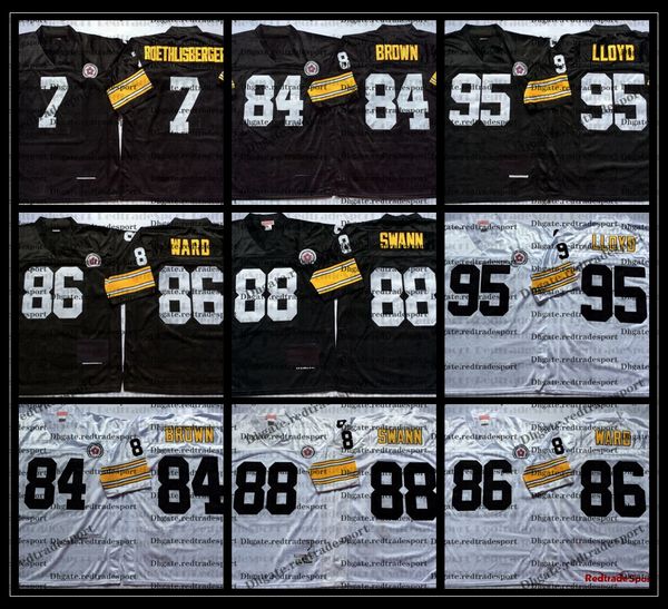 vintage greg 95 lloyd football jerseys roethlisberger antonio 84 brown 86 hines ward 88 lynn swann shirts embroidery ab1, Black;red
vintage greg 95 lloyd football jerseys roethlisberger antonio 84 brown 86 hines ward 88 lynn swann shirts embroidery ab1, Black;red