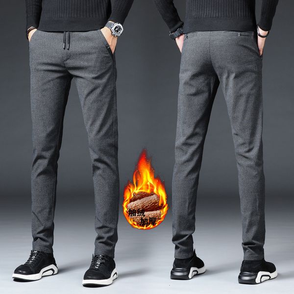 autumn winter new men's slim, plush and thickened fashion straight pants, leisure pants 5616p48, Black
autumn winter new men's slim, plush and thickened fashion straight pants, leisure pants 5616p48, Black