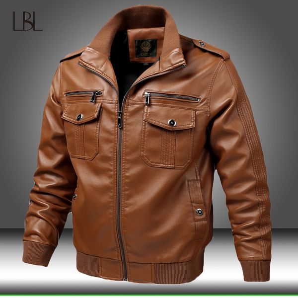 mens leather jackets motorcycle stand collar pu jacket zipper pockets male biker faux leather fashion outerwear man bomber coat, Black
mens leather jackets motorcycle stand collar pu jacket zipper pockets male biker faux leather fashion outerwear man bomber coat, Black