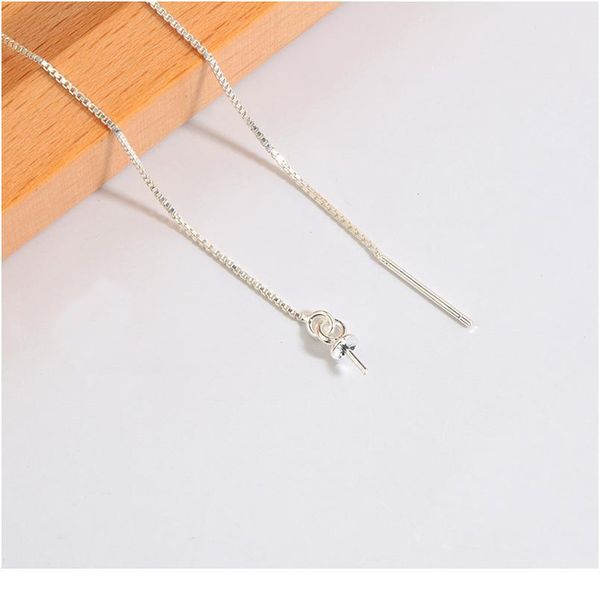 90mm 925 sterling silver box line chain earring supplies for crystal beads silver ear threads for jewelry earring makin jlldrz, Black;white
90mm 925 sterling silver box line chain earring supplies for crystal beads silver ear threads for jewelry earring makin jlldrz, Black;white