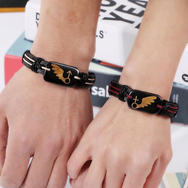 charm bracelets fashion simple style bracelet rope braided leather chain cuff couple jewelry friendship, Golden;silver
charm bracelets fashion simple style bracelet rope braided leather chain cuff couple jewelry friendship, Golden;silver