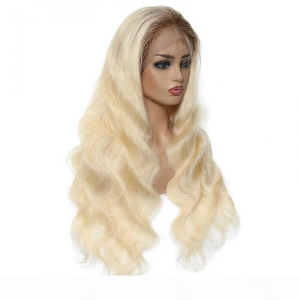 dark roots blonde pre plucked 360 lace 150 and 180 density 4 613 ombre body wave lace front series, Black;brown
dark roots blonde pre plucked 360 lace 150 and 180 density 4 613 ombre body wave lace front series, Black;brown