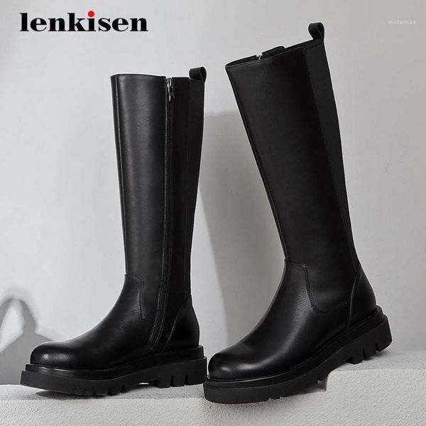 boots lenkisen riding natural leather platform handsome round toe thick high heel zipper beauty lady energy knee-high l041, Black
boots lenkisen riding natural leather platform handsome round toe thick high heel zipper beauty lady energy knee-high l041, Black