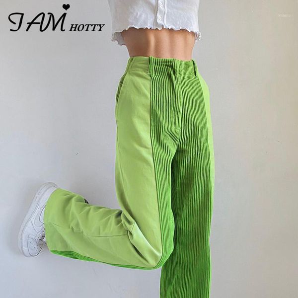 contrast patchwork corduroy straight pants capris women harajuku aesthetic baggy high waist joggers streetwear female iamy1, Black;white
contrast patchwork corduroy straight pants capris women harajuku aesthetic baggy high waist joggers streetwear female iamy1, Black;white