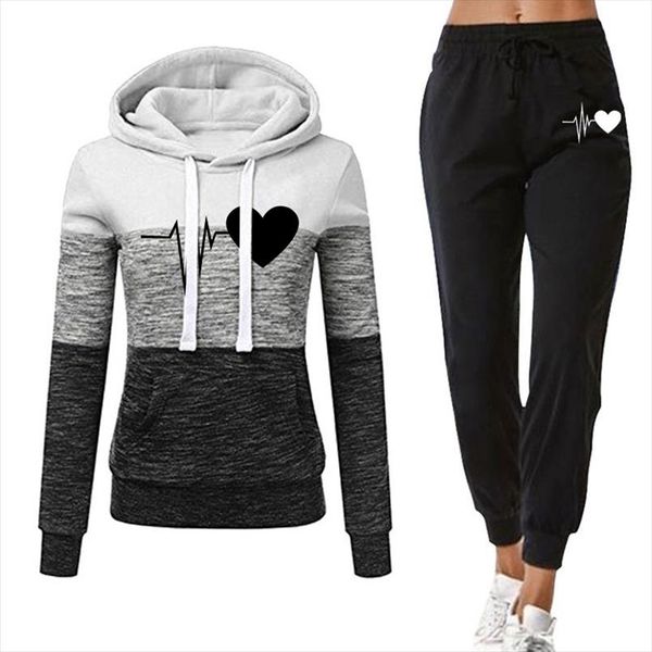 tracksuit women 2 piece set winter sweatshirt print hoodies pants sportwear womens sports suit hooded set female winter clothes, Gray
tracksuit women 2 piece set winter sweatshirt print hoodies pants sportwear womens sports suit hooded set female winter clothes, Gray
