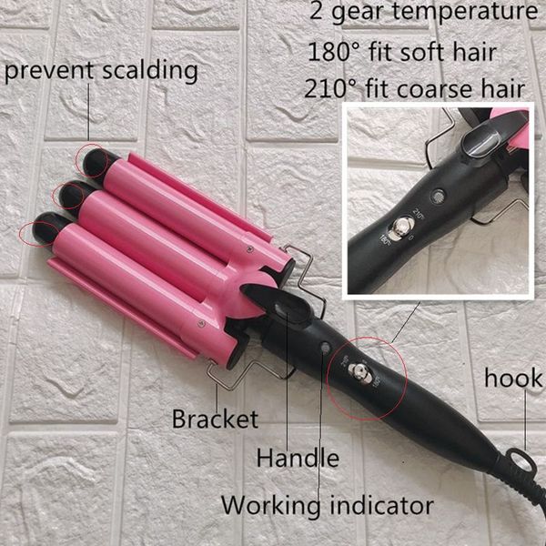 professional hair tools curling iron ceramic triple barrel hair styler styling tools electric hair curlers
professional hair tools curling iron ceramic triple barrel hair styler styling tools electric hair curlers