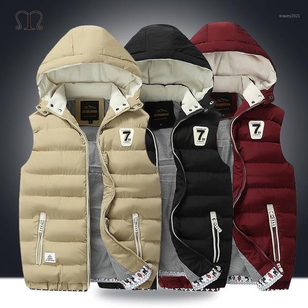men's vests winter sleeveless jacket men hooded coat causal zipper mens vest jackets parka warm clothes streetwear windbreaker waistcoa, Black;white
men's vests winter sleeveless jacket men hooded coat causal zipper mens vest jackets parka warm clothes streetwear windbreaker waistcoa, Black;white