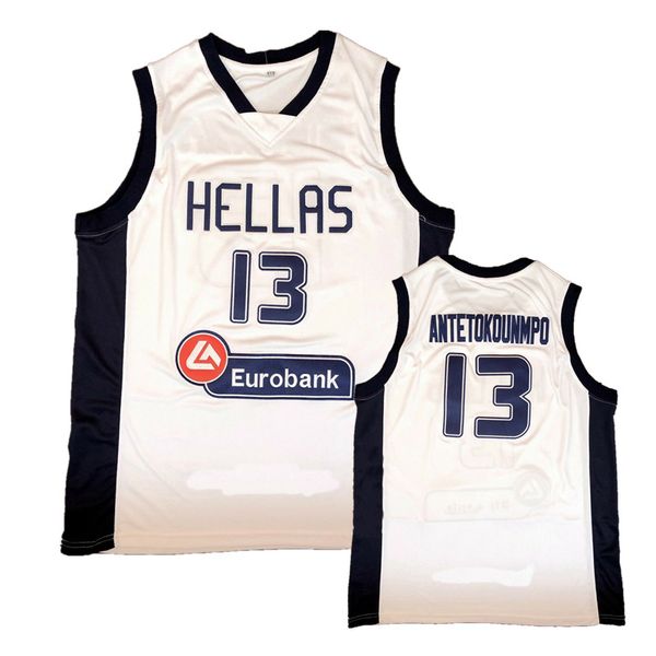 men's movie #13 antetokounmpo greek vintage basketball jerseys stitched embroidery white jersey custom any name and number, Black
men's movie #13 antetokounmpo greek vintage basketball jerseys stitched embroidery white jersey custom any name and number, Black