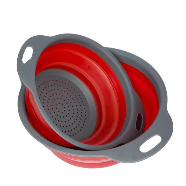 2 pcs/set collapsible sile colander folding mesh colander fruit vegetable strainer home kitch qylfcz lipper
2 pcs/set collapsible sile colander folding mesh colander fruit vegetable strainer home kitch qylfcz lipper