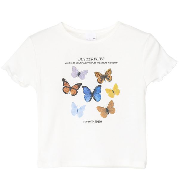 2021 new women with sleeves printed fitting t-shirts short summer sweet casual o-neck women's clothes v94i, White
2021 new women with sleeves printed fitting t-shirts short summer sweet casual o-neck women's clothes v94i, White