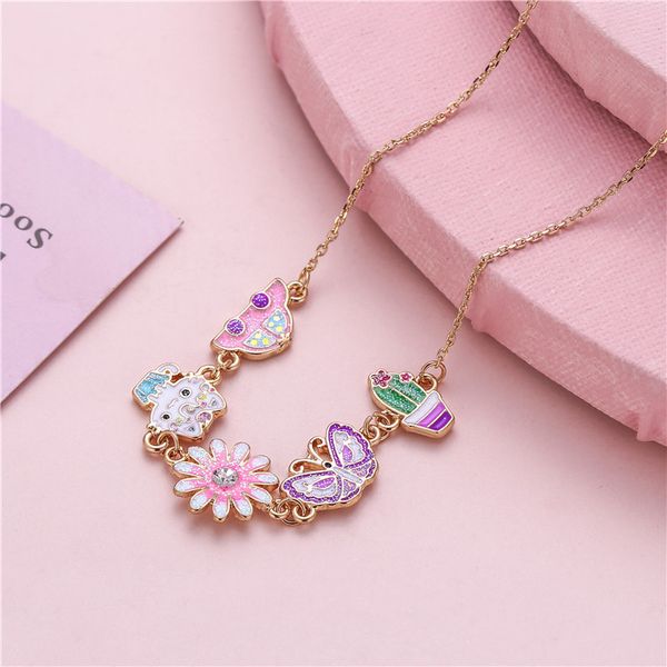 2021 explosive popular childrens kids baby girl kids sweet cartoon car cat butterfly flower dripping alloy accessories necklace jewelry sets, Silver
2021 explosive popular childrens kids baby girl kids sweet cartoon car cat butterfly flower dripping alloy accessories necklace jewelry sets, Silver