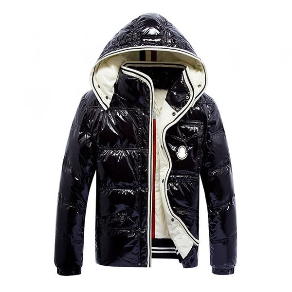 forever classic fashion hooded detachable hat men's winter down jacket long sleeve keep warm shiny fabric black and blue 201119
forever classic fashion hooded detachable hat men's winter down jacket long sleeve keep warm shiny fabric black and blue 201119