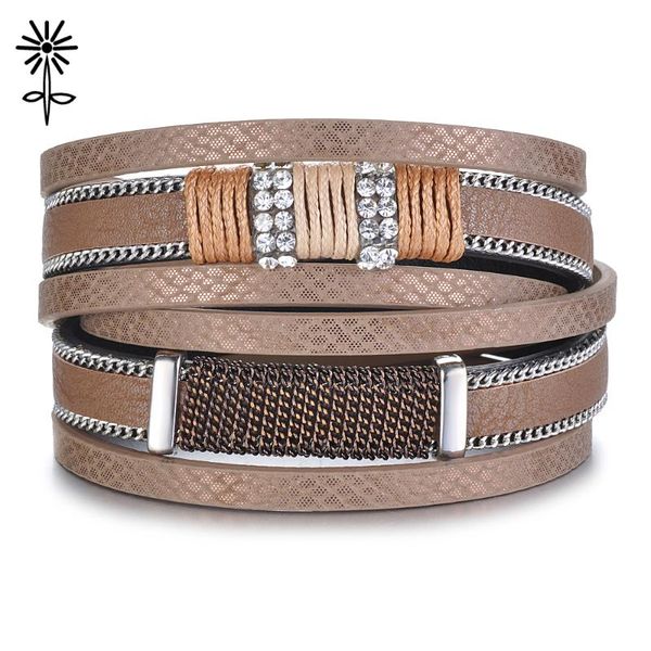 10pcs/lot women magnetic bangle with rope leather crystal bracelets pulsera bijoux bracelet jewelry b-015*10, Black
10pcs/lot women magnetic bangle with rope leather crystal bracelets pulsera bijoux bracelet jewelry b-015*10, Black