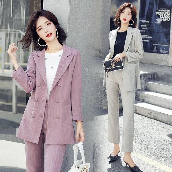 new 2019 casual suit female solid color spring korean fashion retro hong kong style pink small suit two-piece set1, White
new 2019 casual suit female solid color spring korean fashion retro hong kong style pink small suit two-piece set1, White