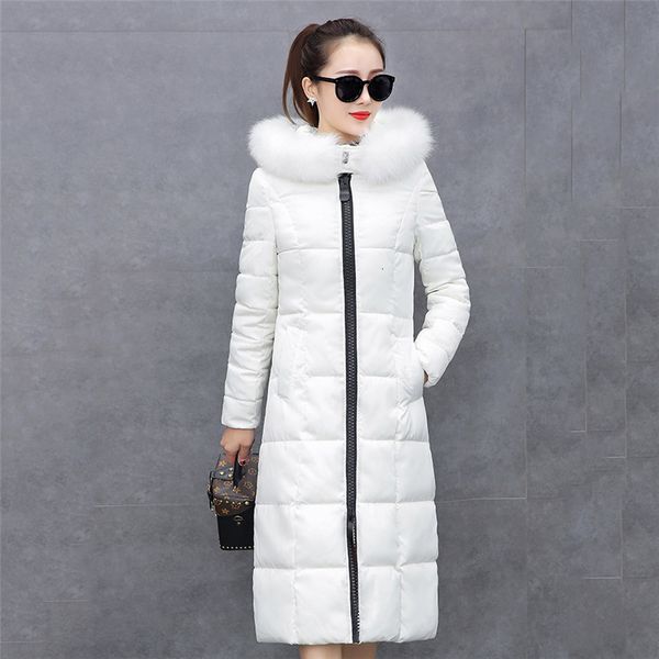 plus thicken plus long down cotton womens size xxxl hooded female jacket white overcoat winter women coat red zipper warm parkas, Black
plus thicken plus long down cotton womens size xxxl hooded female jacket white overcoat winter women coat red zipper warm parkas, Black