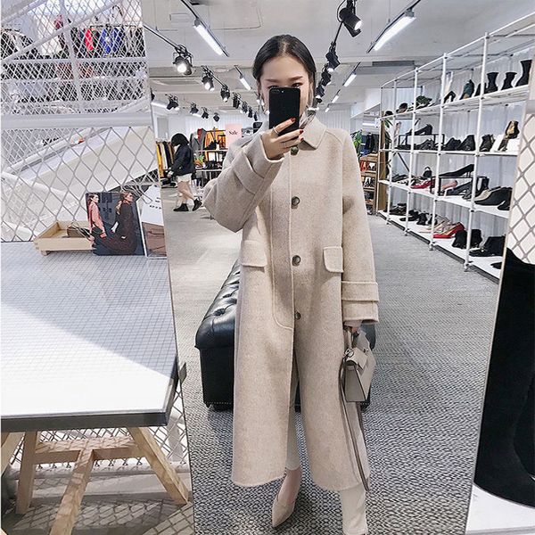 2021 new new style for autumn and winter female long, thin woman's jacket on the knee women's wool coat h00262 bad1, Black
2021 new new style for autumn and winter female long, thin woman's jacket on the knee women's wool coat h00262 bad1, Black