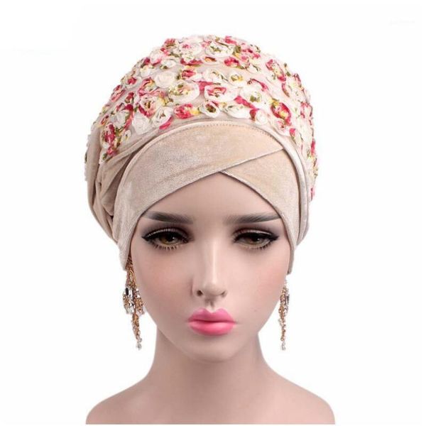 new women luxury velvet turban hats multifunctional head wrap 3d rose flower turban extra long tube head wrap scarf turbante1, Blue;gray
new women luxury velvet turban hats multifunctional head wrap 3d rose flower turban extra long tube head wrap scarf turbante1, Blue;gray
