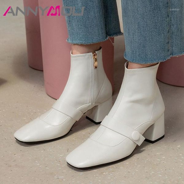 annymoli high heel ankle boots woman boots button chunky heel short zipper square toe ladies shoes autumn beige black 391
annymoli high heel ankle boots woman boots button chunky heel short zipper square toe ladies shoes autumn beige black 391