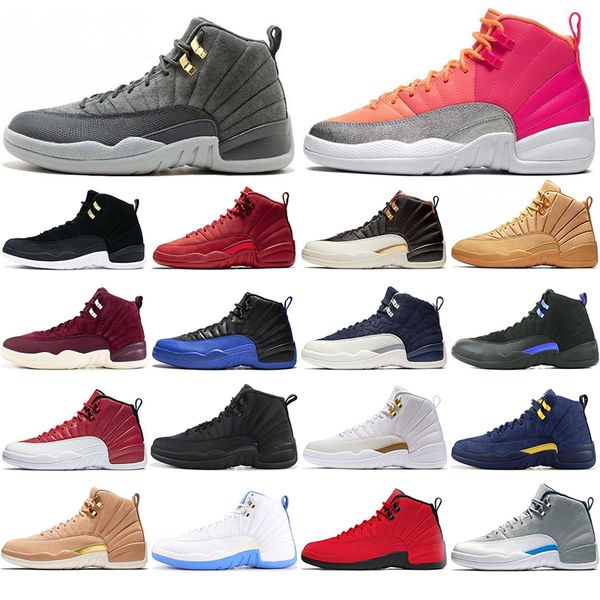 2021 men 12 12s basketball shoes nyc fiba reverse flu game black nylon playoffs white gym red mens trainers sports sneakers 40-47, White;red
2021 men 12 12s basketball shoes nyc fiba reverse flu game black nylon playoffs white gym red mens trainers sports sneakers 40-47, White;red
