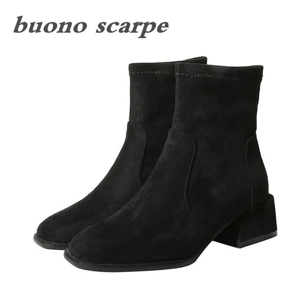 boots 2021 autumn and winter short thick heel casual stretch female, Black
boots 2021 autumn and winter short thick heel casual stretch female, Black