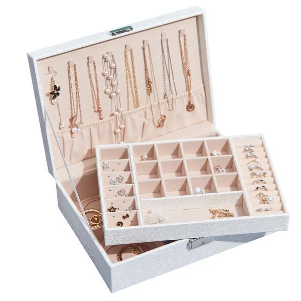 двухслойный кожаный jewelry box хранения дисплей для держателя кольца серьги ожерелье организатор ларец свадьбы, Pink;blue
двухслойный кожаный jewelry box хранения дисплей для держателя кольца серьги ожерелье организатор ларец свадьбы, Pink;blue