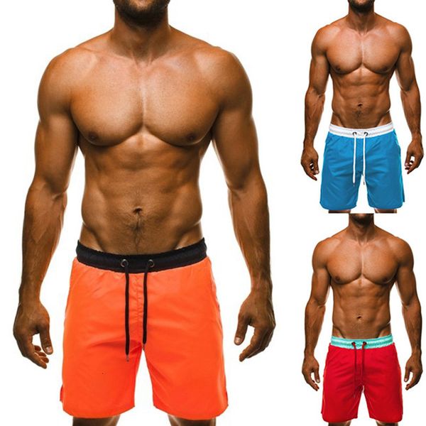 2020 new beach drawstring leisure fashion men's sports shorts capris, White;black 
2020 new beach drawstring leisure fashion men's sports shorts capris, White;black