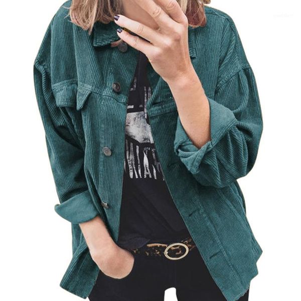 outwear daily retro solid casual lapel chest pockets long sleeves spring autumn corduroy fabric women shirt loose button down1, White
outwear daily retro solid casual lapel chest pockets long sleeves spring autumn corduroy fabric women shirt loose button down1, White
