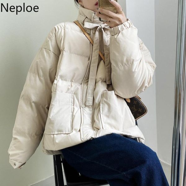 neploe winter clothes women korean fashion short coat woman lace up bow thicked warm outwear streetwear casual jackets female, Black
neploe winter clothes women korean fashion short coat woman lace up bow thicked warm outwear streetwear casual jackets female, Black