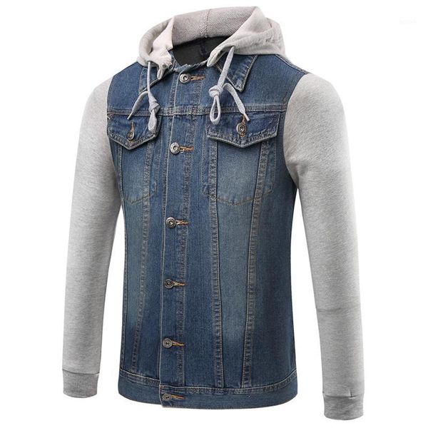 mens denim jackets 2020 new fashion autumn jeans jackets male sling hooded stitching jacket coats denim coat clothing m-5xl1, Black;brown
mens denim jackets 2020 new fashion autumn jeans jackets male sling hooded stitching jacket coats denim coat clothing m-5xl1, Black;brown