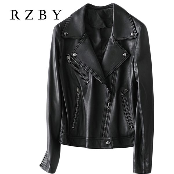 rzby soft sheepskin genuine leather coat black jacket women autumn clothes casual genuine leather jacket fashion 201223
rzby soft sheepskin genuine leather coat black jacket women autumn clothes casual genuine leather jacket fashion 201223