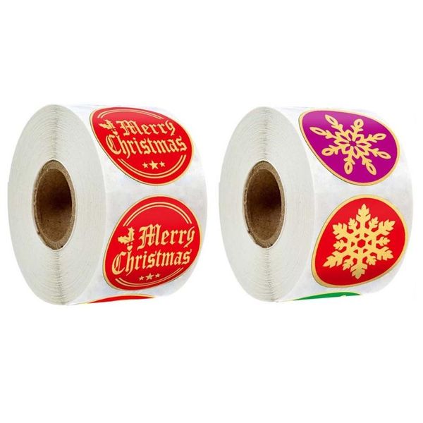 gift wrap 500pcs round gold foil merry christmas stickers seal labels for thank you cards envelope package scrapbooking decor
gift wrap 500pcs round gold foil merry christmas stickers seal labels for thank you cards envelope package scrapbooking decor