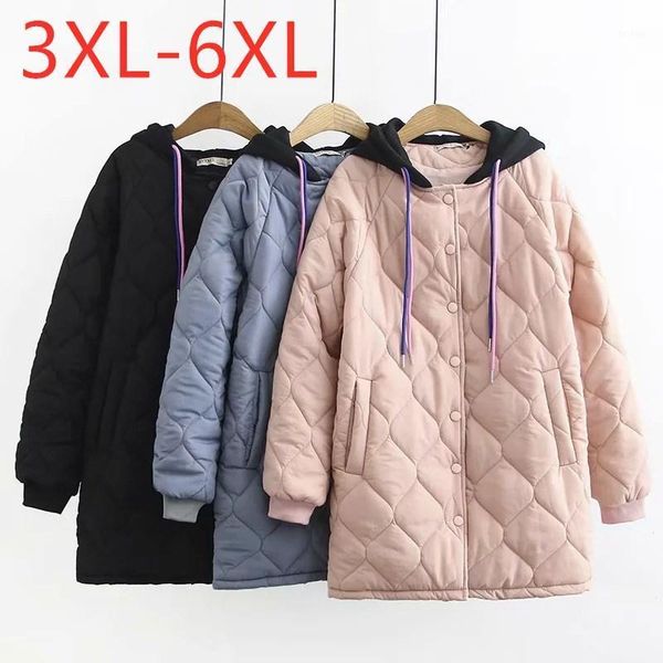 new ladies autumn winter plus size long wadded hoodie for women large loose long sleeve pocket button pink coat 3xl 4xl 5xl 6xl1, Black
new ladies autumn winter plus size long wadded hoodie for women large loose long sleeve pocket button pink coat 3xl 4xl 5xl 6xl1, Black