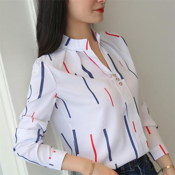 large sizes casual women summer chiffon blouses shirts ladies nine quarter sleeve v neck plaid blouse blusa feminino df1182, White
large sizes casual women summer chiffon blouses shirts ladies nine quarter sleeve v neck plaid blouse blusa feminino df1182, White