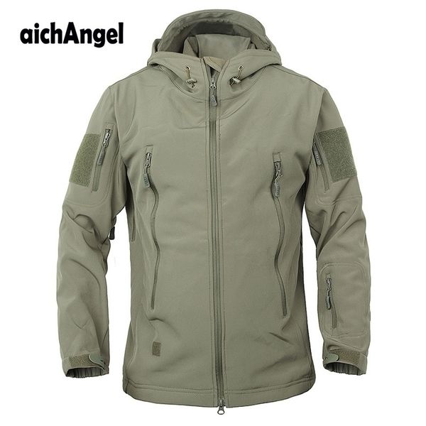 army camouflage military tactical jacket men soft shell waterproof windproof jacket winter hooded coat 201119, Black;brown
army camouflage military tactical jacket men soft shell waterproof windproof jacket winter hooded coat 201119, Black;brown