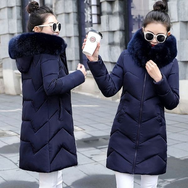 winter jacket women new winter warm down jacket female long parkas artificial fur collar big size 6xl women winter coat 201019, Black
winter jacket women new winter warm down jacket female long parkas artificial fur collar big size 6xl women winter coat 201019, Black