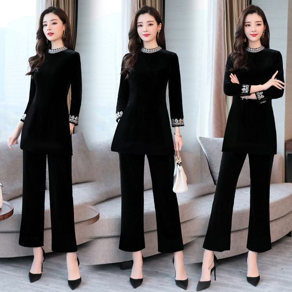 slzf8 fashion 2020 fashion dress color version pure korean slim pin beads spring gold velvet set pants suit pants suit ty923 ylqox, Gray
slzf8 fashion 2020 fashion dress color version pure korean slim pin beads spring gold velvet set pants suit pants suit ty923 ylqox, Gray