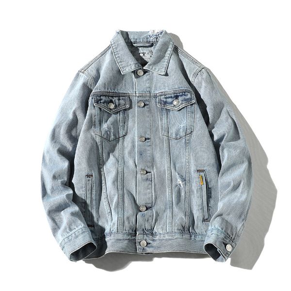 men's jackets denim men hole retro motorcyle basic coat streetwear hip hop bomber jacket cowboy mens coats, Black;brown
men's jackets denim men hole retro motorcyle basic coat streetwear hip hop bomber jacket cowboy mens coats, Black;brown