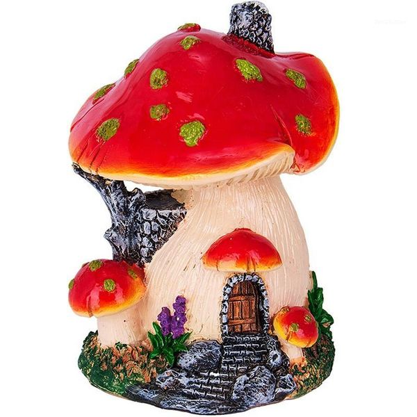 decorative objects & figurines ankoow red mushroom house mini landscape fairy garden decoration resin crafts ornament miniature accessories1
decorative objects & figurines ankoow red mushroom house mini landscape fairy garden decoration resin crafts ornament miniature accessories1
