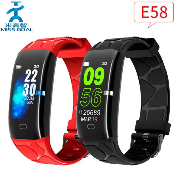 e58 smart bracelet exercise heart rate blood prsure calorie sleep monitoring bluetooth informatio
e58 smart bracelet exercise heart rate blood prsure calorie sleep monitoring bluetooth informatio
