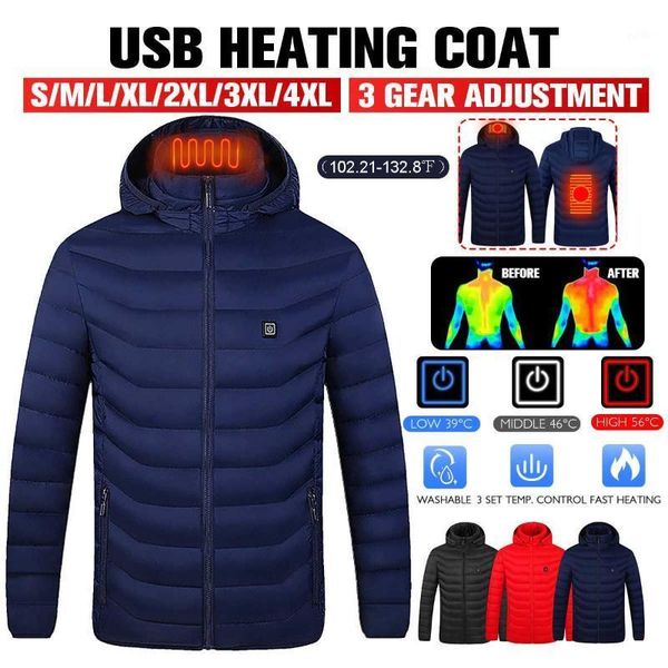outdoor t-shirts 3 gear thermostatic usb electric heated jackets heat coat warm hooded jacket infrared heating long sleeve1, Gray;blue
outdoor t-shirts 3 gear thermostatic usb electric heated jackets heat coat warm hooded jacket infrared heating long sleeve1, Gray;blue