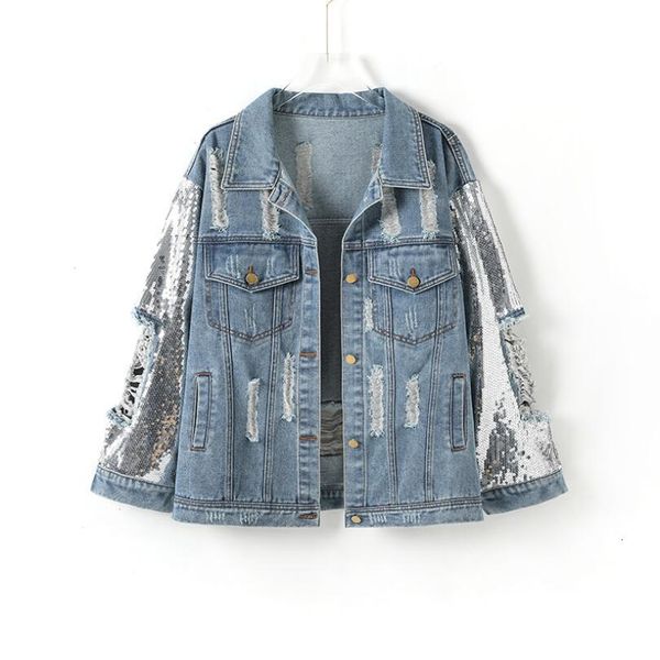 2021 handcrafted sequins jeans women's jackets new hole denim jacket plus basic casual size streetwear female p1229 f24n, Black;brown
2021 handcrafted sequins jeans women's jackets new hole denim jacket plus basic casual size streetwear female p1229 f24n, Black;brown