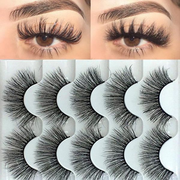 false eyelashes 5 pairs 3d faux mink hair wholesale natural long soft handmade woman makeup tools
false eyelashes 5 pairs 3d faux mink hair wholesale natural long soft handmade woman makeup tools