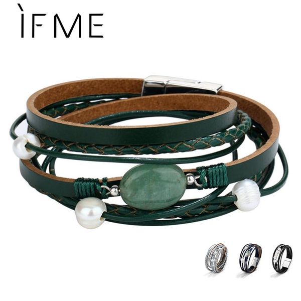 tennis if me vintage simulated pearl stone leather wrap bracelet for women men punk charms multilayers magnet buckle bracelets jewelry, Golden;silver
tennis if me vintage simulated pearl stone leather wrap bracelet for women men punk charms multilayers magnet buckle bracelets jewelry, Golden;silver